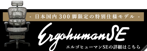 日本国内300脚限定の特別仕様モデル ERGOHUMAN SE