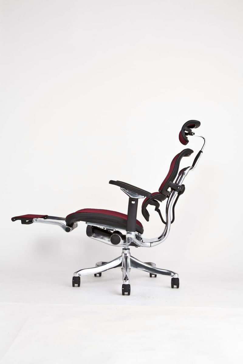 エルゴヒューマン プロ オットマン内蔵型 ヘッドレスト有り　ブラック エルゴヒューマン プロ オットマン内蔵型 ヘッドレスト有り
