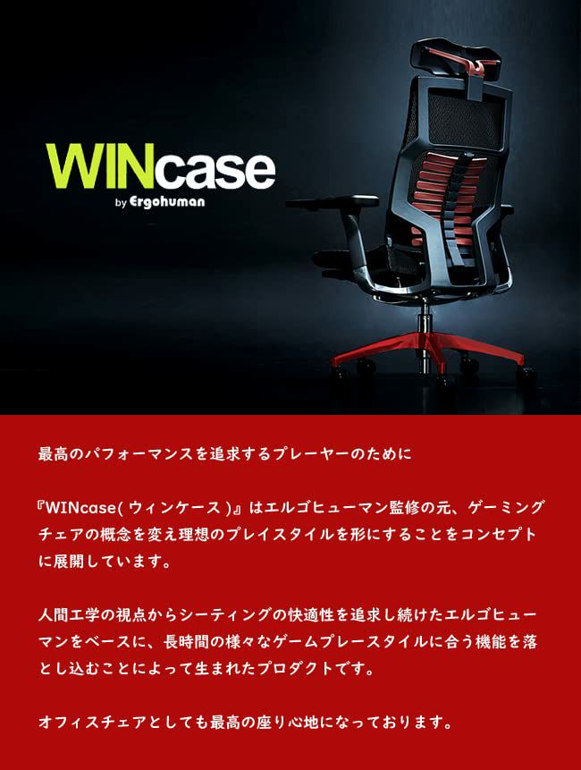 WINcase ウィンケース ゲーミングチェア Type-R アクセントカラー